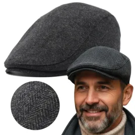 kaszkiet-meski-zimowy-ocieplany-grafitowy-w-jodelke-czapka-pako-jeans