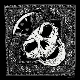 bandana-bandama-czarna-czaszka-czacha-chusta