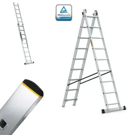 drabina-aluminiowa-profesjonalna-2x9-wielofunkcyjna-150-kg-drabest-hak