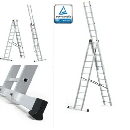drabina-aluminiowa-wielofunkcyjna-3x11-profesjonalna-drabest-pro-150kg
