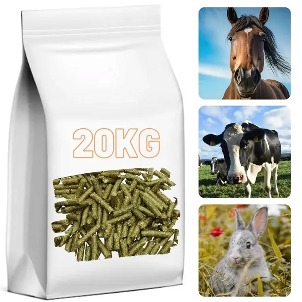 Trawokulki 20KG susz z traw trawa granulowana dla koni