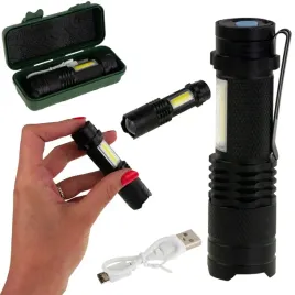 mala-latarka-kieszonkowa-led-cree-cob-usb-zoom-pudelko