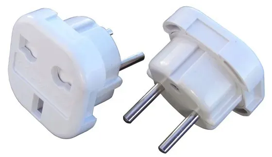 Angielska wtyczka adapter przejściówka gniazdo UK angielskie - wtyk PL