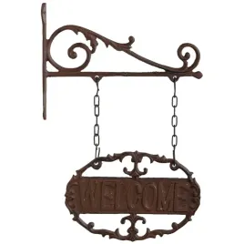 tabliczka-welcome-ozdobna-zeliwna-na-wsporniku-vintage-tablica-esschert