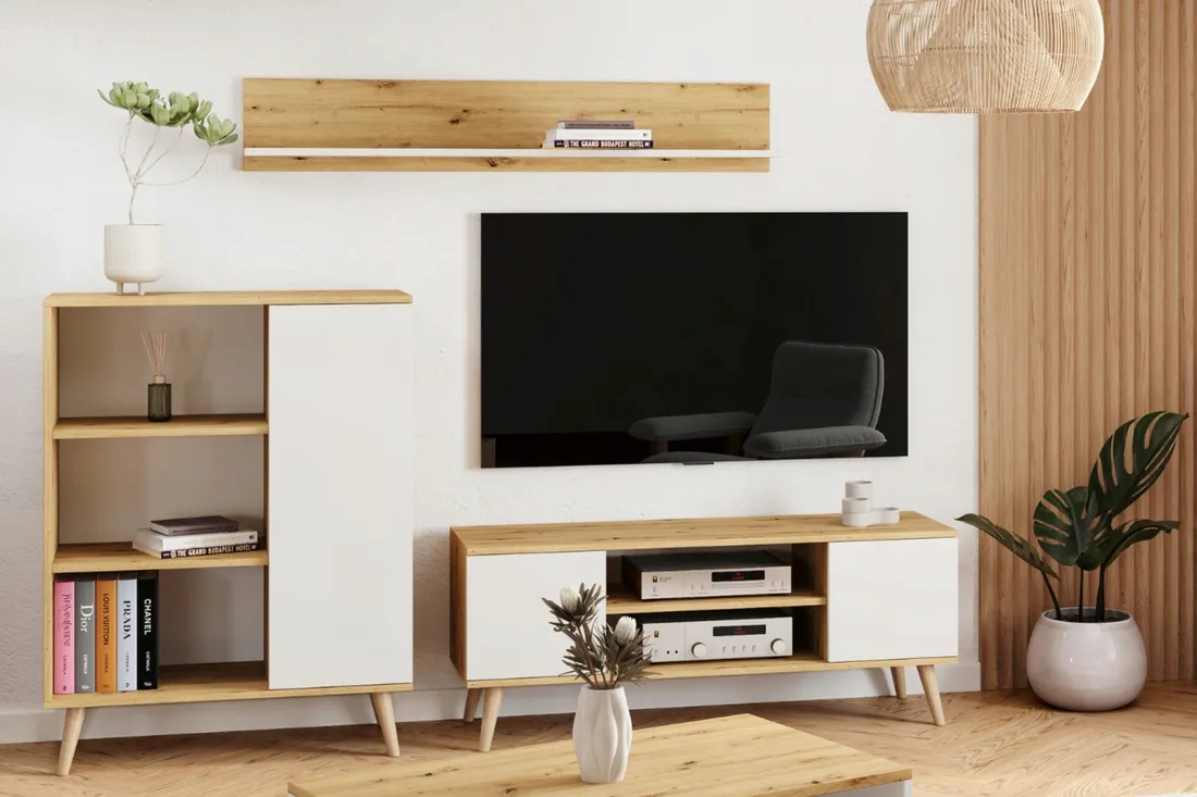 polka-shelf-100-cm-dab-artisan-bialy-stan-nowy