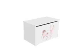 skrzynia-na-zabawki-daria-biala-z-nadrukiem-dziewczynka-z-jednorozcem