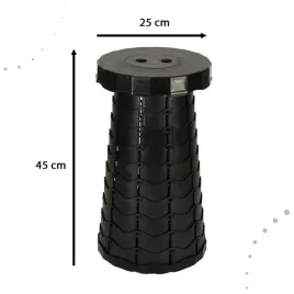 krzeslo-skladane-rozkladany-stolek-taboret-czarny