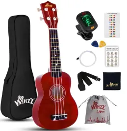 ukulele-sopranowe-czerwone-gratis-zestaw-akcesoriow-pokrowiec-kostki