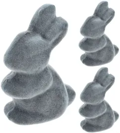 szary-zajaczek-flokowany-stojacy-8cm-zajac-wielkanoc-3-sztuki-krolik-ozdoba