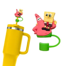silikonowa-zatyczka-nasadka-na-slomke-kubek-stanley-spongebob