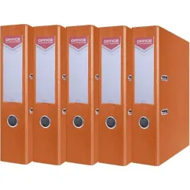 segregator-a4-75mm-office-products-z-dzwignia-pp-pomaranczowy-5-sztuk
