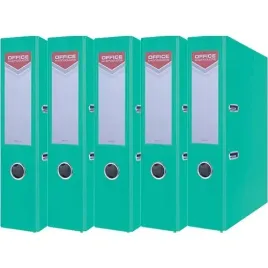 segregator-a4-75mm-office-products-z-dzwignia-pp-turkusowy-5-sztuk