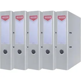 segregator-a4-75mm-office-products-z-dzwignia-pp-szary-5-sztuk