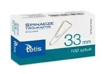 spinacze-tetis-33mm-trojkatne-100-sztuk