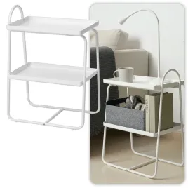 lekki-przenosny-stolik-nocny-obok-lozka-bialy-do-malego-pokoju