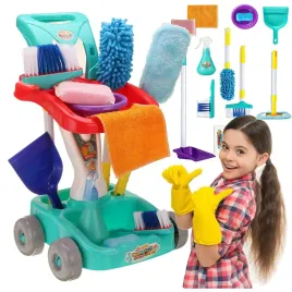 wozek-do-sprzatania-dla-dzieci-mop-wiaderko-miotla-spray-na-wode-akcesoria