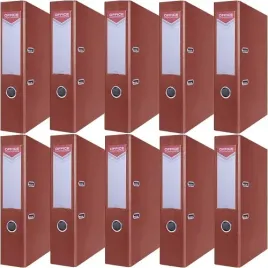segregator-a4-75mm-office-products-z-dzwignia-pp-bordowy-10-sztuk