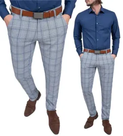 spodnie-eleganckie-meskie-szare-w-niebieska-krate-36