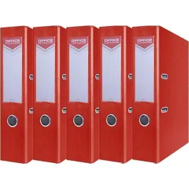segregator-a4-75mm-office-products-z-dzwignia-pp-czerwony-5-sztuk