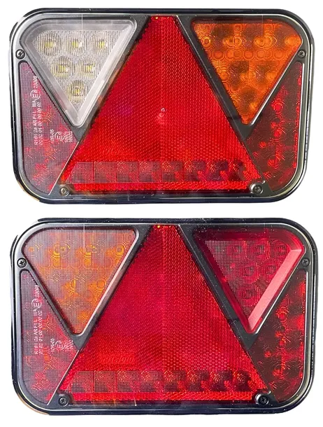 LAMPA Fristom FT-270 LED 6 funkcji LEWA + PRAWA lampy WTYCZKI BAJONET