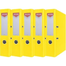 segregator-a4-75mm-office-products-z-dzwignia-pp-zolty-5-sztuk