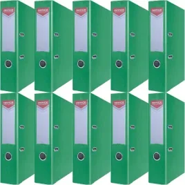 segregator-a4-75mm-office-products-z-dzwignia-pp-zielony-10-sztuk
