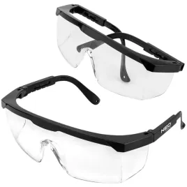 okulary-ochronne-robocze-bezbarwne-bhp-regulowane-zauszniki-neo
