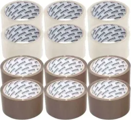 tasma-pakowa-przezroczysta-6-szt-brazowa-6-szt-office-products-46m-50y