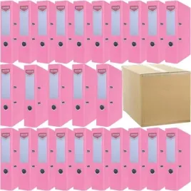 segregator-a4-75mm-office-products-z-dzwignia-pp-rozowy-25-sztuk