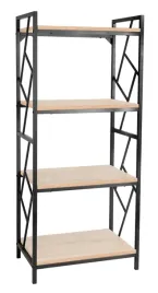 regal-minimalistyczny-dab-sonoma-4-polki-czarny-metalowy-stelaz-furnitex