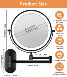 lusterko-kosmetyczne-led-scienne-1x-10x-powiekszajace-360-czarne