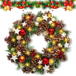wieniec-swiateczny-led-30cm-z-szyszkami-i-bombkami-na-drzwi-swiateczny