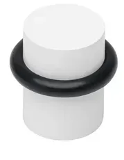 stoper-drzwiowy-tupai-1699-152-bialy-przykrecany-walec-30mm