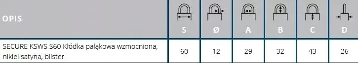 klodka-gerda-secure-ksws-60mm-3klucze