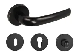 czarna-klamka-fiolla-rozety-okragle-w-komplecie