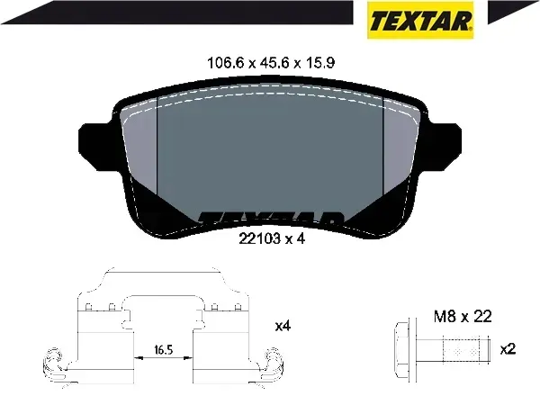 textar-klocki-ham-2210301-numer-katalogowy-oryginalu-nissan-4406000q3c