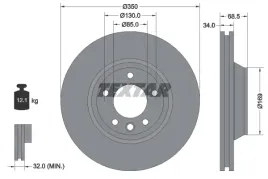 textar-tarcze-klocki-przod-tyl-audi-q7-4l-350mm
