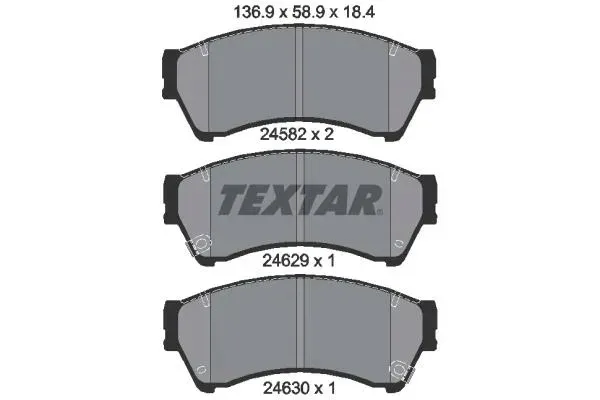 textar-klocki-przod-mazda-6-gg-gh-stan-nowy