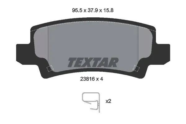 textar-klocki-hamulcowe-tyl-toyota-corolla-e12-stan-nowy