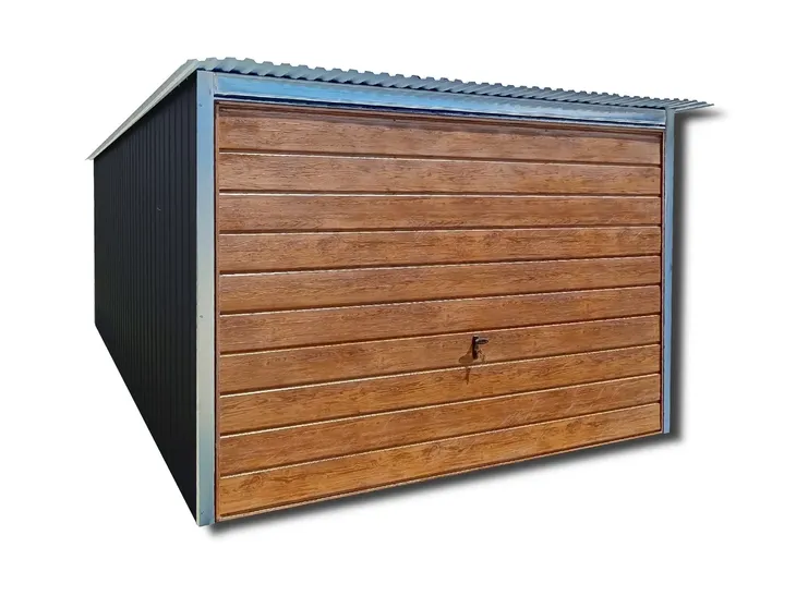 Garaże, garaż blaszany 3x5 w kolorze,Wersja Lux