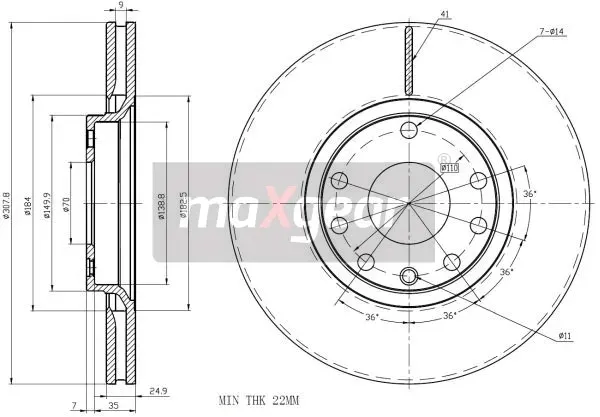 maxgear-19-1019-tarcza-hamulcowa-jakosc-czesci-zgodnie-z-gvo-p-zamiennik-o-jakosci-porownywalnej-do-oryginalu