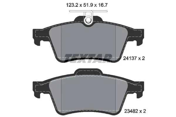 textar-klocki-tyl-citroen-c5-iii-stan-nowy