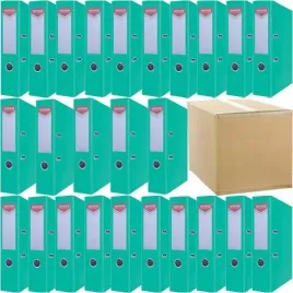 segregator-a4-75mm-office-products-z-dzwignia-pp-turkusowy-25-sztuk