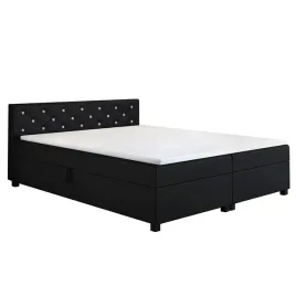 lozko-160x-200-tapczan-dwuosobowy-z-pojemnikiem-princess-czarny