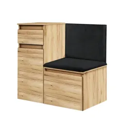 szafka-na-buty-slupek-panel-zloty-siedzisko-czarne