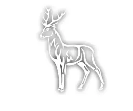 odblaskowa-srebrna-naklejka-mysliwska-na-samochod-byk-wzor-2-115-cm
