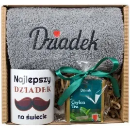 recznik-na-dzien-dziadka-zestaw-prezentowy-prezent-kubek-herbata-dla-box