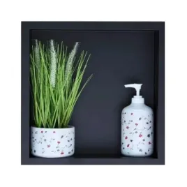 polka-wnekowa-balneo-wall-box-one-30x30x10-czarna