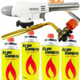 gaz-palnik-reczny-lutownica-opalarka-kartusz-4szt-zestaw-gaz-naboj