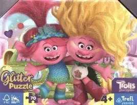 puzzle-70-glitter-brokatowe-trolle-trefl-zabawka-prezent-dla-dzieci